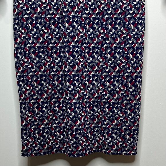 Lauren Ralph Lauren Jersey Stretch Geometric Print Dress Size PXS - Picture 5 of 11